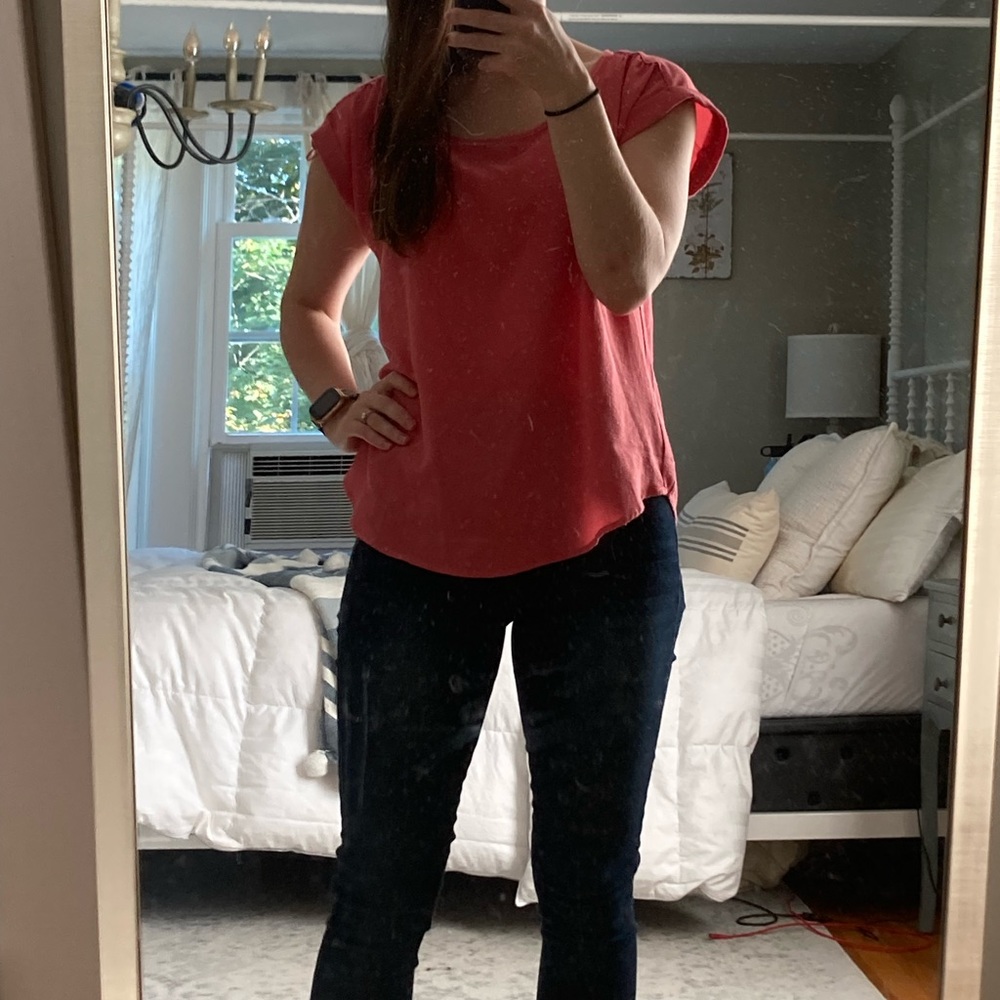 Pink blouse